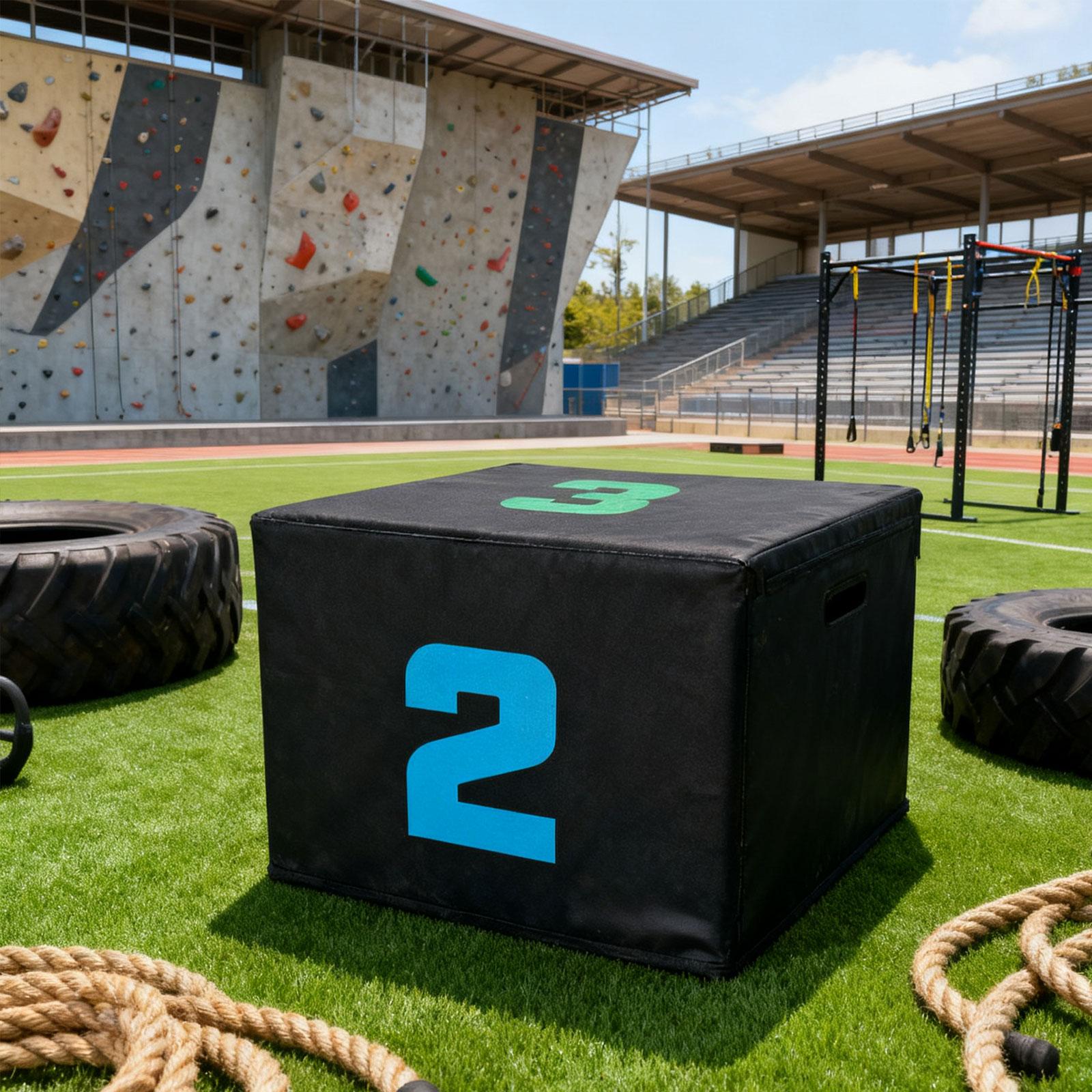 Box Jump Plyo - ПВХ плиометрическая коробка для прыжков, ступенчатая